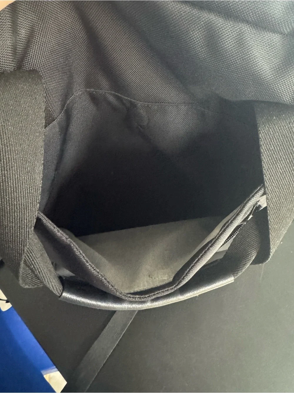 Sherpani Black Backpack with Red Zipper Pull